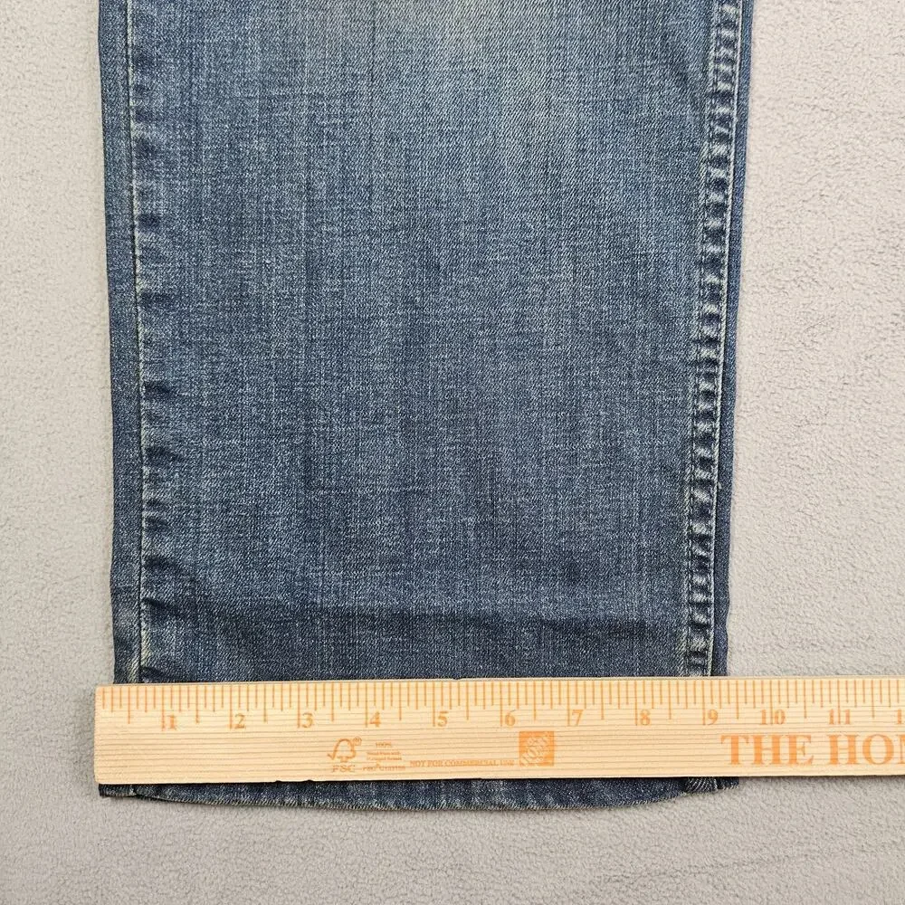 Levis‎ 514 Jeans Mens 42x30* Straight Leg Regular Fit Stretch Whiskering